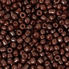 Seed beads 8/0 (3mm) Coffee brown